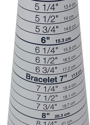 Ez Sizer, Bracelet Mandrel, Travel Size | GAU-110.10