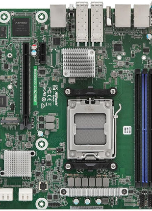 ASRock Rack Server Motherboard B650D4U3-2L2Q/BCM Micro-ATX AMD EPYCTM 4004 and AMD RyzenTM 9000/8000/7000 Series Dual SFP28 (25GbE)