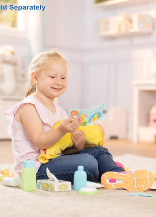 Melissa & Doug Mine to Love Changing & Bathtime Play Set for Dolls – Diapers, Pretend Shampoo,Wipes, Towel, More (19 pcs)