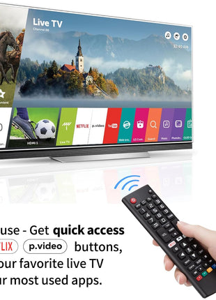 for LG Smart TV Remote Control Replacement,Universal for All LG OLED 3D Thinq TVs for AKB75095307 AKB75375604 AKB74915305 AK75675304 AKB76040302 AKB76037601 AKB75675313 with Battery