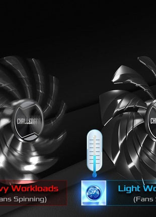ASROCK AMD Radeon RX 6600 Challenger D Dual Fan 8GB GDDR6 PCIE 4.0 Graphics Card