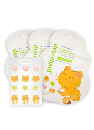 Hydrocolloid Patches 36ct – Niacinamide (Purrfectly Pure) | Niacinamide · Salicylic Acid · 36 patches · Purrfectly Pure design · all skin types
