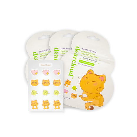 Hydrocolloid Patches 36ct – Niacinamide (Purrfectly Pure) | Niacinamide · Salicylic Acid · 36 patches · Purrfectly Pure design · all skin types