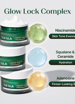 Face Cream with Niacinamide, Squalane & Adenosine, Radiant Skin, 1.69oz