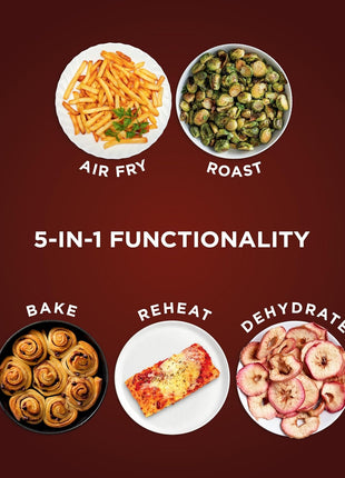 Ninja Air Fryer, 4 QT Capacity, 4 in 1 Roast, Crisp, Reheats and Dehydrates, Dishwasher Safe Parts, 105 F to 400 F, 1550 Watt, Grey, 1 Count