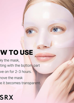 COSRX The Peptide Collagen Hydrogel Pack, Mask Pack, Pack of 3, Resilient, Glossy, Shiny, Moisture, Moisture, Lifting, Collagen Mask, Gel Mask, Tested for Human Body, Cosar X, Essence, Skin Care, Korean Cosmetics