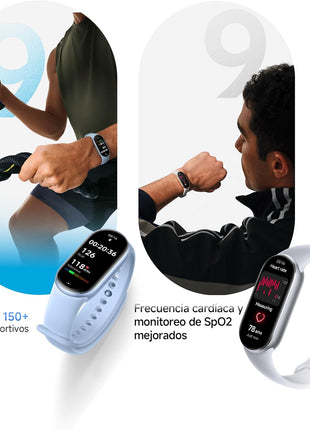 XIAOMI Smart Band 9 Global Version (2024) 1.62inch Amoled Display | 233 mAh Battery | up to 21 Days of Battery Life | Over 150 Workout Modes | BT 5.4 | 50M Water Resistant - Midnight Black