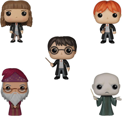 Funko Pop! Harry Potter: Harry/Voldemort/Hermione/Dumbledore/Ron, 5-Pack | Collectable Vinyl Figure - Gift Idea - Official Merchandise - Toys for Kids & Adults