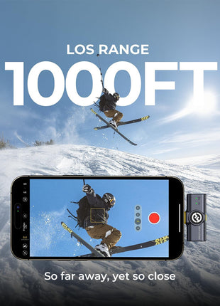 Hollyland Lark M2 Wireless Microphone for iPhone/Camera/Android/PC, 48kHz/24 bit High Fidelity Audio, 300m Range, Noise Cancelling, 40h Use, YouTube, Vlog, Streaming (2Tx  3Rx  Charging Case)