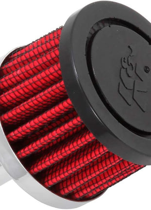 K&N Vent Air Filter/Breather: High Performance, Premium, Washable, Replacement Engine Filter: Filter Height: 1.5 in, Flange Length: 0.875 in, Shape: Breather, 62-1030