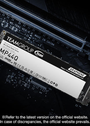 TEAMGROUP MP44Q 2TB SLC Cache Gen 4x4 M.2 2280 PCIe 4.0 w/NVMe Laptop, Desktop, NUC, NAS SSD Read/Write Speed up to 7000/5900MB/s TM8FFD002T0C101
