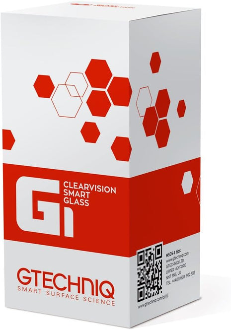 Gtechniq G1 Smart Glass Water Repellent Spray 100ml | Glass Coating, Repels Rain and Dirt, Improves Visibility, Long-Lasting Clear Protection