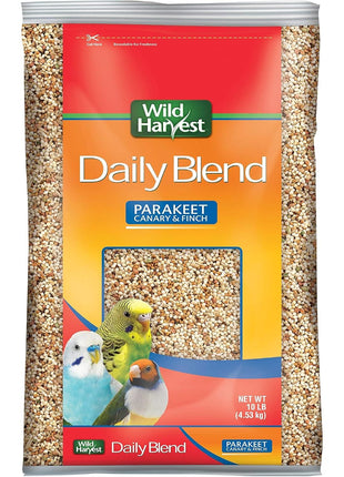 Wild Harvest Daily Blend Nutrition Diet For Parakeet, Canary And Finch 10 Pounds
