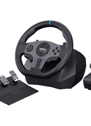 PXN Racing Wheel - Steering Wheel V9 Driving Wheel 270°/ 900° Degree Vibration Gaming Steering Wheel with Shifter and Pedal for PS4, PC, PS3, Xbox Series X|S, Xbox One(V9)