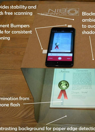 Scanner Bin - The Clever Document Scanning Solution