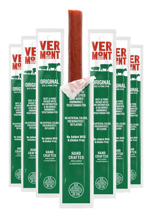 Vermont Smoke & Cure Original Beef & Pork Sticks, Gluten Free, 1 Ounce (Pack of 24)