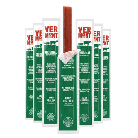 Vermont Smoke & Cure Original Beef & Pork Sticks, Gluten Free, 1 Ounce (Pack of 24)