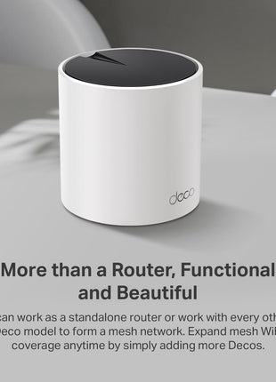 TP-Link Deco X55 Pro AX3000 Whole Home Wi-Fi 6 Mesh System - Coverage up to 6500 Sq.Ft & up to 150 Devices, 2x2.5G WAN/LAN Ports, 4 Streams, Wired Ethernet Backhaul, Ideal for 1Gig+ Internet, 3-Pack
