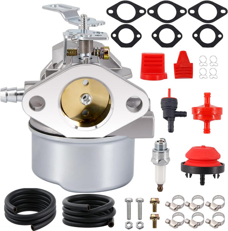 640052 Carburetor Compatible with Tecumseh 8hp 8.5hp 9hp 9.5hp 10hp 10.5hp HMSK80 HMSK85 HMSK90 HMSK100 HMSK105 HMSK110 LH318SA LH358SA Engines Replace 640054 640349 640058 640058A for Snow blowers