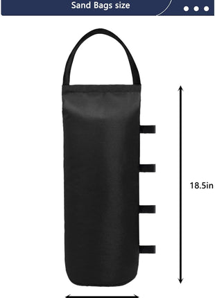 112 LBS Canopy Weights Sand Bags for Canopy Outdoor Advertising Tent Sunshade Fixed Windproof Pop up Tent(No Sand) 4-Pack Package May Vary