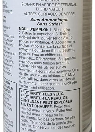 Bullsnot VizABull Glass Cleaner 10899014 Car Window Cleaner and Glass Cleaner Spray - Detail Spray for Auto and Truck 19oz