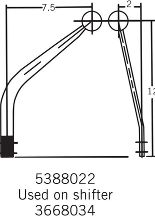 Hurst 5388022 Shifter Stick