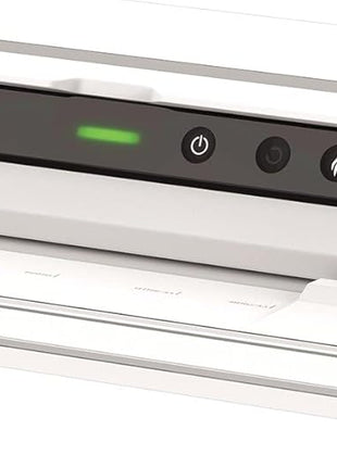 Fellowes VenusTM 125 Thermal Laminator Machine with Laminating Pouch Starter Kit, 12.5 inch, Rapid 30-60 Second Warm-Up, White/Black (5746101)
