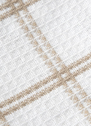 T Fal Premium Waffle Dish Cloths: Highly Absorbent, Super Soft Long Lasting   100% Cotton, 12 inchx13 inch Flat Waffle Dish Towel for Cleaning & Drying Dishes, (4 Pack), Sand