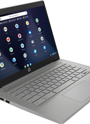 HP 2023 Chromebook Laptop, 14 Inch Display, Intel Celeron N4120 Processor, 4GB RAM, 64GB eMMC, Intel UHD Graphics 600, WiFi, Bluetooth, Chrome OS, Modern Gray