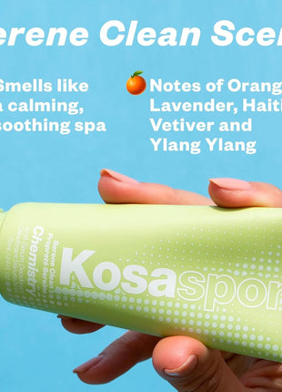 Kosas Chemistry Deodorant - Aluminium and Baking Soda Free + BO-Fighting AHA Serum that Exfoliates, Softens, and Nourishes the Skin, (Serene Clean)