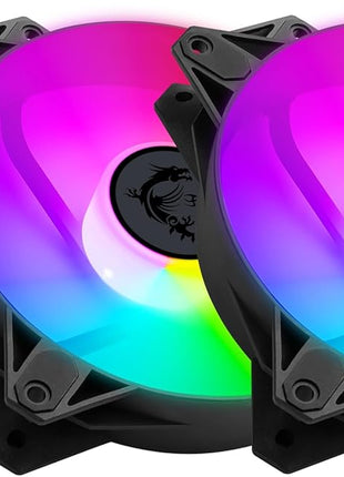 MSI MPG F120 ARGB-3B - 1200 RPM, 120mm, Anit-Vibration ARGB Fans