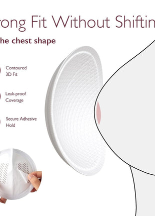 Momcozy Ultra-Thin Disposable Nursing Pads, Super Absorbent and Breathable Breastfeeding Pads, Make The Breasts Light and Unburdened, 3D Shape for The Best Fit, Individually Packaged（120 Count）