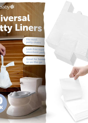Disposable Potty Liners – Universal Fit for Potty Chairs, Super-Absorbent (30 Count) – Jool Baby