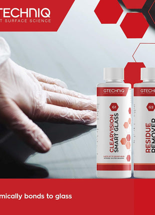Gtechniq G1 Smart Glass Water Repellent Spray 100ml | Glass Coating, Repels Rain and Dirt, Improves Visibility, Long-Lasting Clear Protection