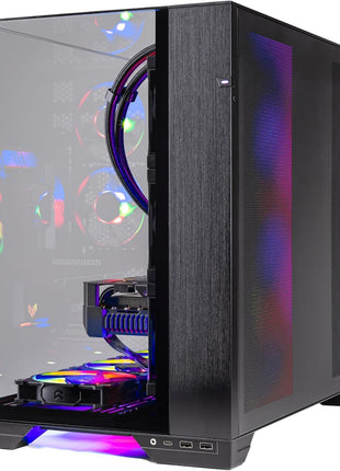 Skytech Gaming O11 Vision Gaming PC, AMD Ryzen 7 7800X3D 4.2GHz, NVIDIA RTX 5070 Ti 16GB VRAM, 1TB Gen4 NVMe SSD, 32GB DDR5 RAM 6000, 850W Gold ATX 3 PSU, 360 ARGB AIO, WI-FI 5, Windows 11, Desktop
