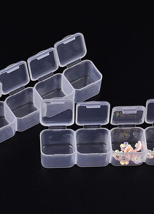 Diamond Painting Bead Storage Containers, 3 Pack 84 Slots Plastic Craft Organizer Case Diamond Storage Box Accessories Containers Adjustable Bead Case