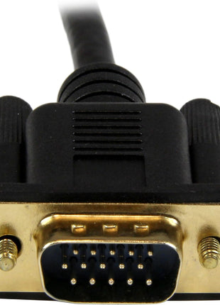 StarTech.com HDMI to VGA Cable - 10 ft / 3m - 1080p - 1920 x 1200 - Active HDMI Cable - Monitor Cable - Computer Cable (HD2VGAMM10)