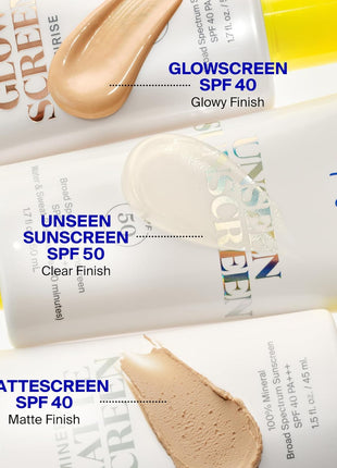 Supergoop! Unseen Sunscreen - Clear & Invisible Face Sunscreen + Broad Spectrum + Makeup-Gripping Primer - Weightless, Scentless, Oil Free - For All Skin Types & Tones
