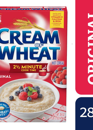 Cream of Wheat Original Stove Top Hot Cereal, 2 1/2 Minute Cook Time, 28 Ounce