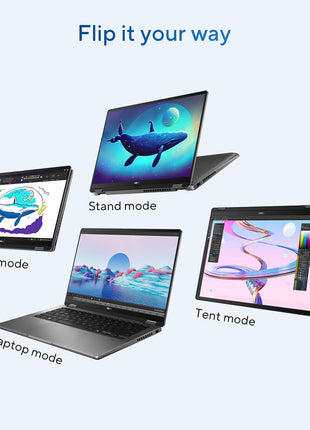 ASUS Vivobook 14 Flip Laptop Copilot+ PC, 14 inch OLED WUXGA 60Hz Touch Display, Intel® CoreTM Ultra 5 226V and ArcTM Graphics, 16GB Memory, 512GB Storage, Windows 11, Matte Gray, TP3407SA-ES54T