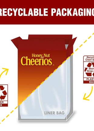 Honey Nut Cheerios, Heart Healthy Gluten Free Breakfast Cereal with Whole Grain Oats, Mega Size, 27.2 oz