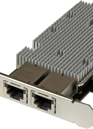 StarTech.com 2-Port 10Gb PCIe NIC with Native Link Aggregation - 10Gbase-t Ethernet Card - 100/1000/10000 Mbps LAN Card (ST20000SPEXI)
