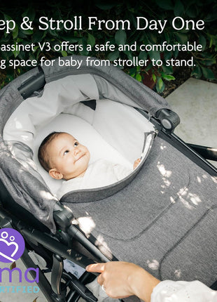 UPPAbaby Bassinet V3 - Fits with Vista, Cruz, Ridge Strollers - Declan