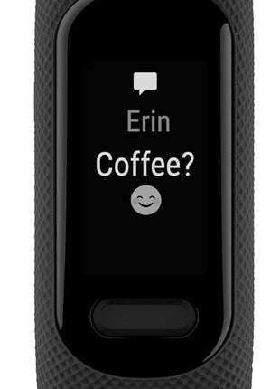 Garmin vívosmart® 5, Fitness Tracker, Long-Lasting Battery, Simple Design, Black Large