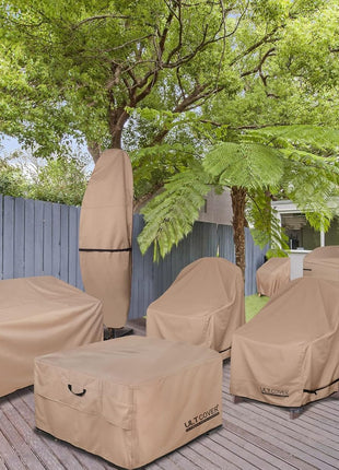 ULTCOVER Patio Fire Pit Table Cover Square 36 inch Outdoor Waterproof Fire Bowl Cover