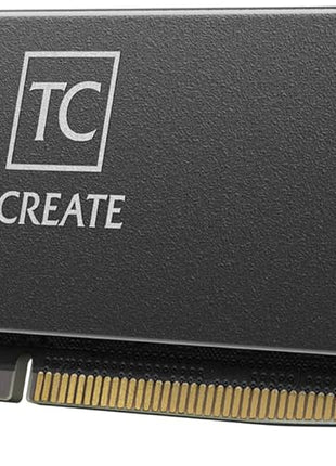 TEAMGROUP T-Create Classic 10L DDR5 32GB Kit (2 x 16GB) 6000MHz (PC5-48000) CL48 Desktop Memory Module Ram, Supports Both Intel & AMD - CTCCD532G6000HC48DC01, Black-UDIMM