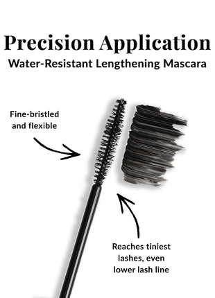 DHC Perfect Pro Double Protection Mascara, Tubing Mascara, Water Resistant | Lengthening, Long-Wearing, Smudge-Resistant, Black