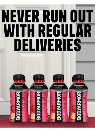 BODYARMOR Sports Drink Sports Beverage, Orange Mango, Coconut Water Hydration, Natural Flavors With Vitamins, Potassium-Packed Electrolytes, Perfect For Athletes, 16 Fl Oz (Pack of 12)