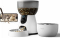 ARENTI Smart Automatic Cat Feeder and Water Fountain, 4L Pet Feeder Cat Food Dispenser with Camera, Dual Power, App Control, Live View & Night Vision, Meal Call, Hygienic Water Flow, Desiccant Bag