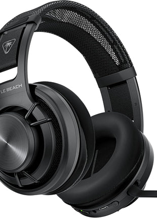 Turtle Beach Atlas Air Wireless Open Back PC Gaming Headset - PC, PS5, PS4, Mobile - 24-bit High-Fidelity Audio, Broadcast Grade Mic, Bluetooth, Floating Earcup, Memory Foam Cushions, 50-Hr Battery